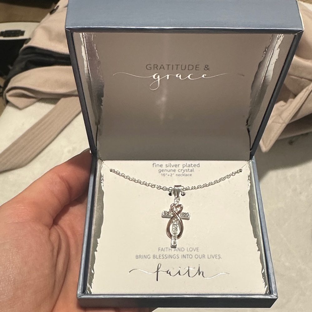 Silver Cross Necklace